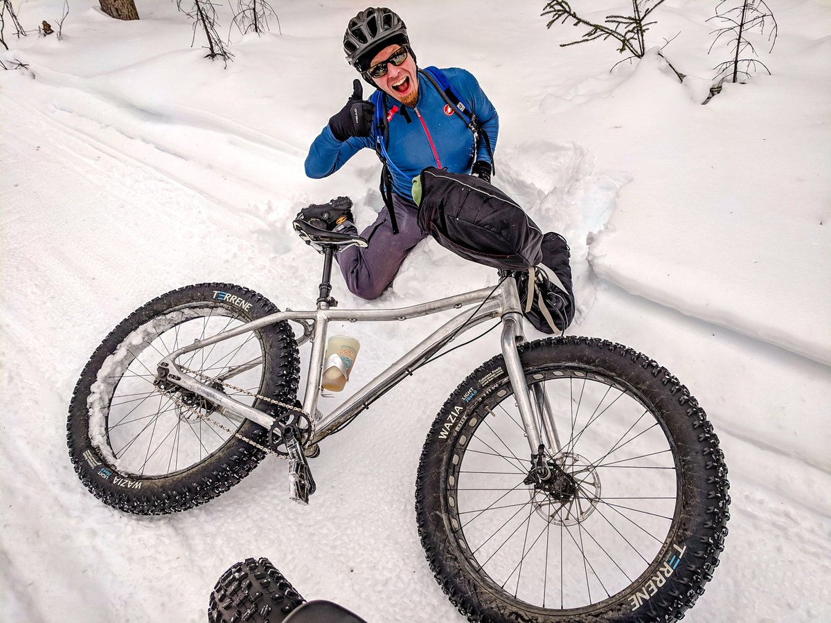 FatbackBikes's tweet photo. #Fatback Bikes does #racing right at this year's Trio #Fatbike World Championships in Talkeetna, #Alaska.

#championships #cycling #cyclinglife #snow #nature #getoutside #goplay #adventure #winter #mtb https://t.co/kFdOELOGpS