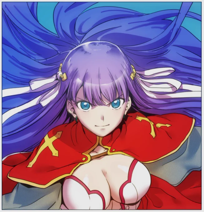 聖女ラクガキからざっと塗っていく 