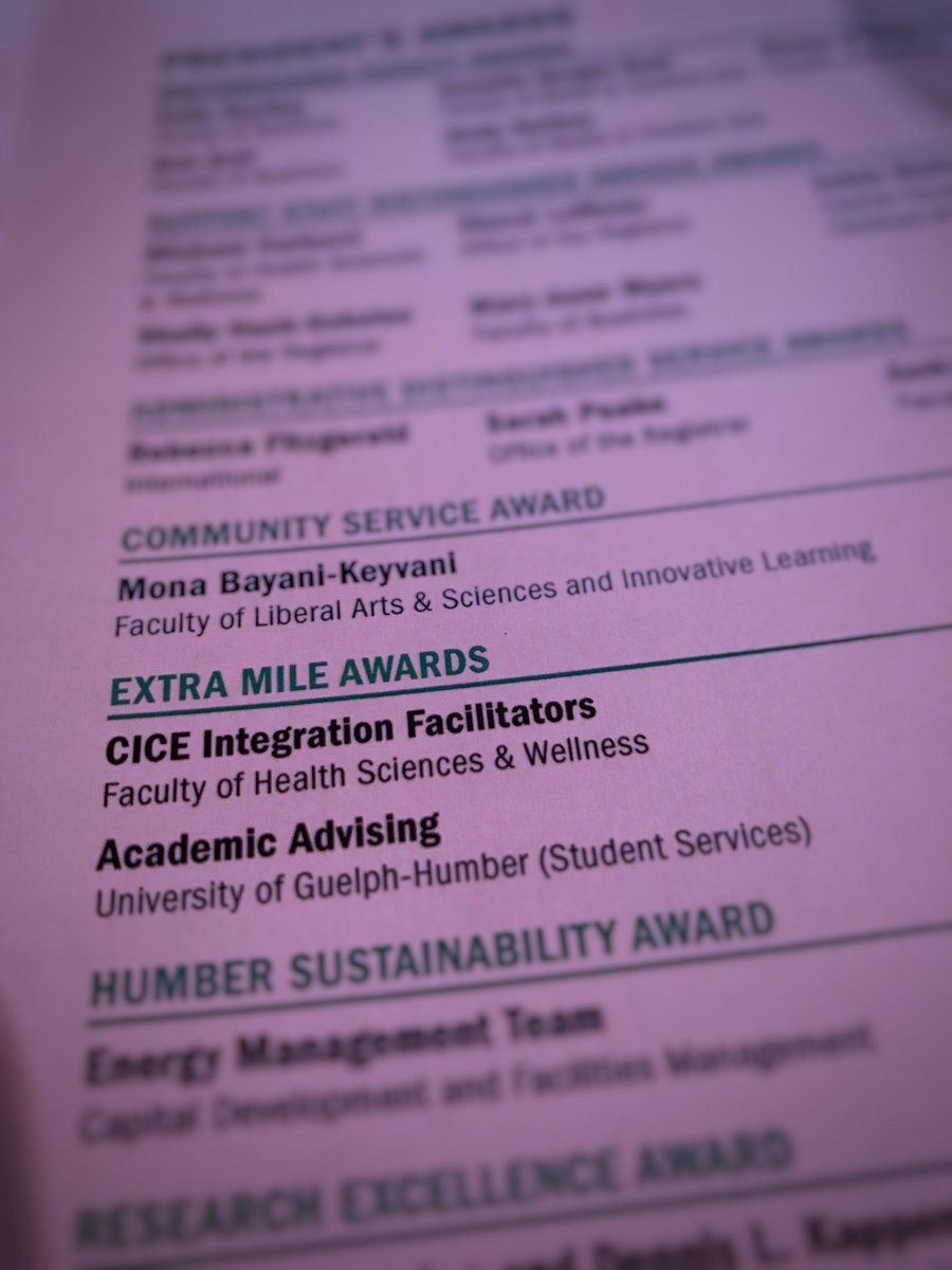 33_roto's tweet photo. So proud of the team I work with every day! Congrats to the CICE facilitators #extramileaward #breakfastatHumber https://t.co/SCtENOUv32