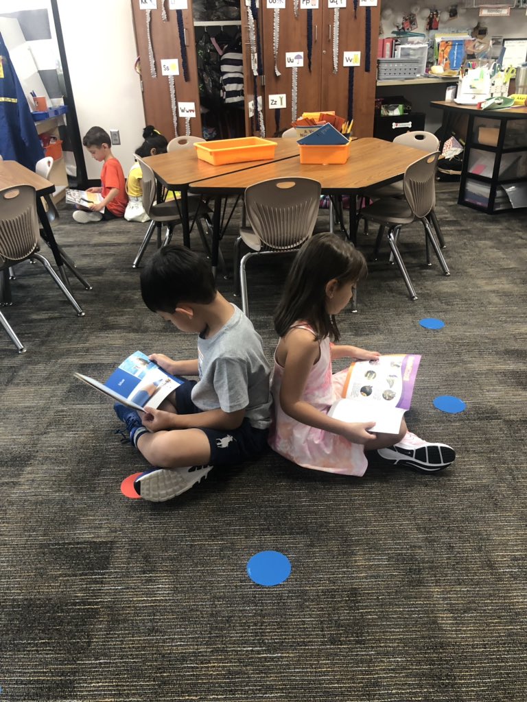 We’re having such a good time learning about and practicing Reader’s Workshop! #MJEkinder