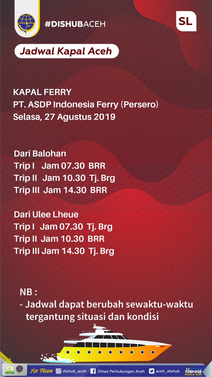 Jadwal Kapal Ke Sabang Besok | infotiket.com