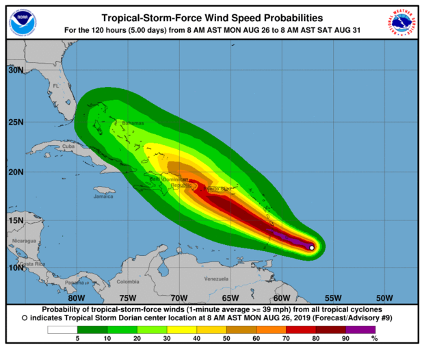 GeneratorFL's tweet photo. Tropical Storm Dorian - https://t.co/qAgt9VpXDA https://t.co/jh7O2wAfIp