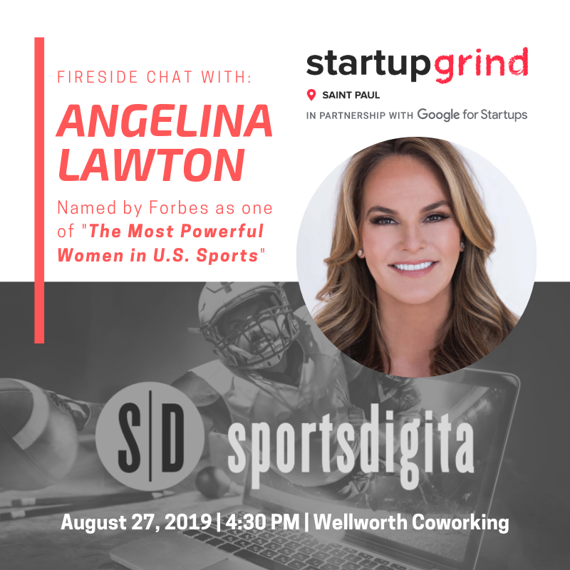 Don't miss tomorrow's 'fireside' (aka rooftop) chat with powerhouse Angelina Lawton, CEO and Founder of @sportsdigita! Grab a coworker or friend and join us at <a href="/Wellworthcowork/">Wellworth</a> at 4:30pm. 

Get your tickets here: lnkd.in/ghfRc2K
