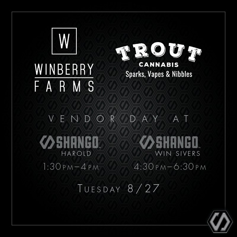 ShangoCannabis's tweet photo. Portland, Oregon! Tomorrow - Don't Miss Out! :)
#WinberryFarms & #TroutCannabis https://t.co/kIVeOSyfbd
