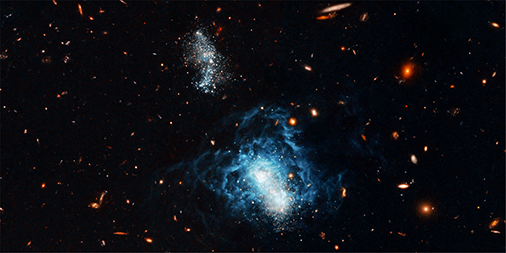 SpaceTelescope's tweet photo. We have so much to learn about galaxy formation. Case in point: I Zwicky 18, a galaxy once thought to be relatively young, but is actually quite old. Read on about how Hubble helped revise the research: https://t.co/aVMRU4uqee #GalaxyEvolution #ProcessOfScience #HubbleDiscovery https://t.co/jk7x2ABDDw