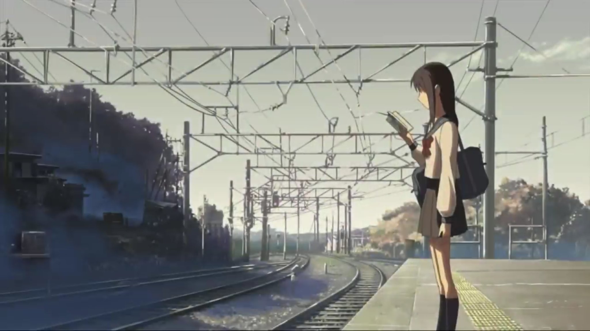 Nishigai Twitterren 秒速5センチメートル の明里が読んでいる本は 新潮文庫版のカポーティ 草の竪琴 指のマニキュアも象徴的です T Co 2nednhbalz Twitter