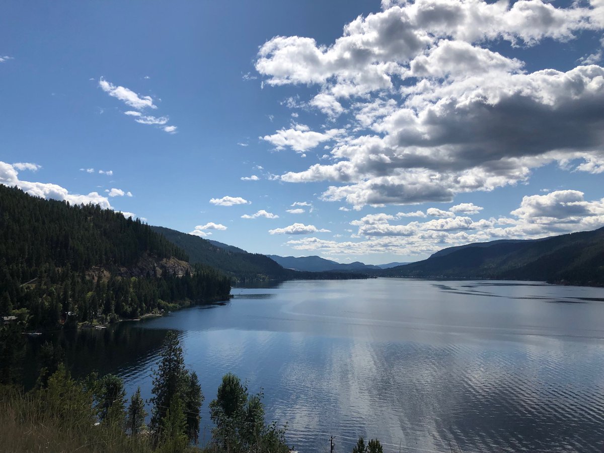 CanningsNDP's tweet photo. Christina Lake! Km 233 of #ridetheriding. Time for a swim. https://t.co/kjSzqZHAGq