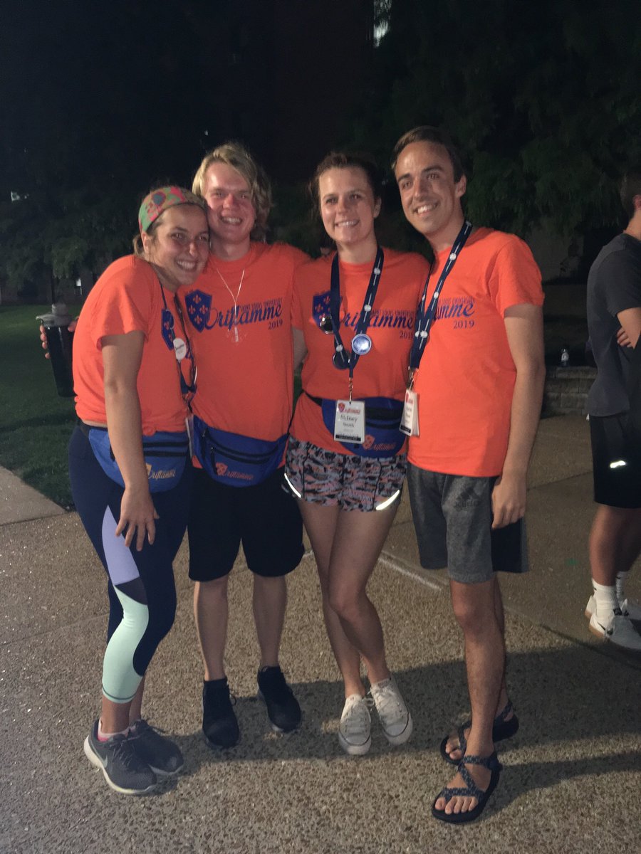 Happy first day of classes Billikens! Our lovely oriflamme leaders had so much fun introducing our first years to SLU, and we can’t wait to introduce them to SLU acappella on Wednesday at the showcase 8:30 pm in the STL room!