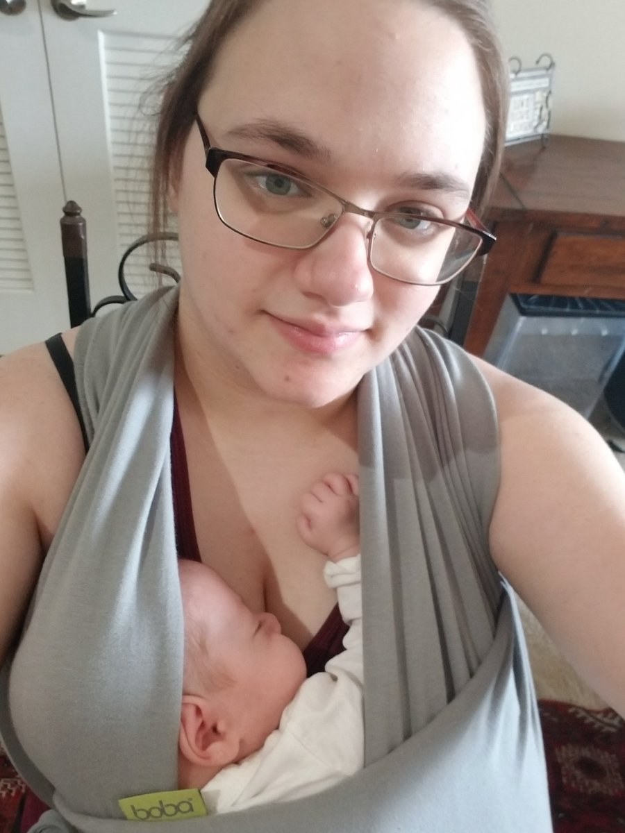 NBeauLeher's tweet photo. When mommy wants to play #DandD but #Babybear wants to cuddle. Slaying zombies while giving kisses. #momlife #badassmom https://t.co/87gMatmDxk