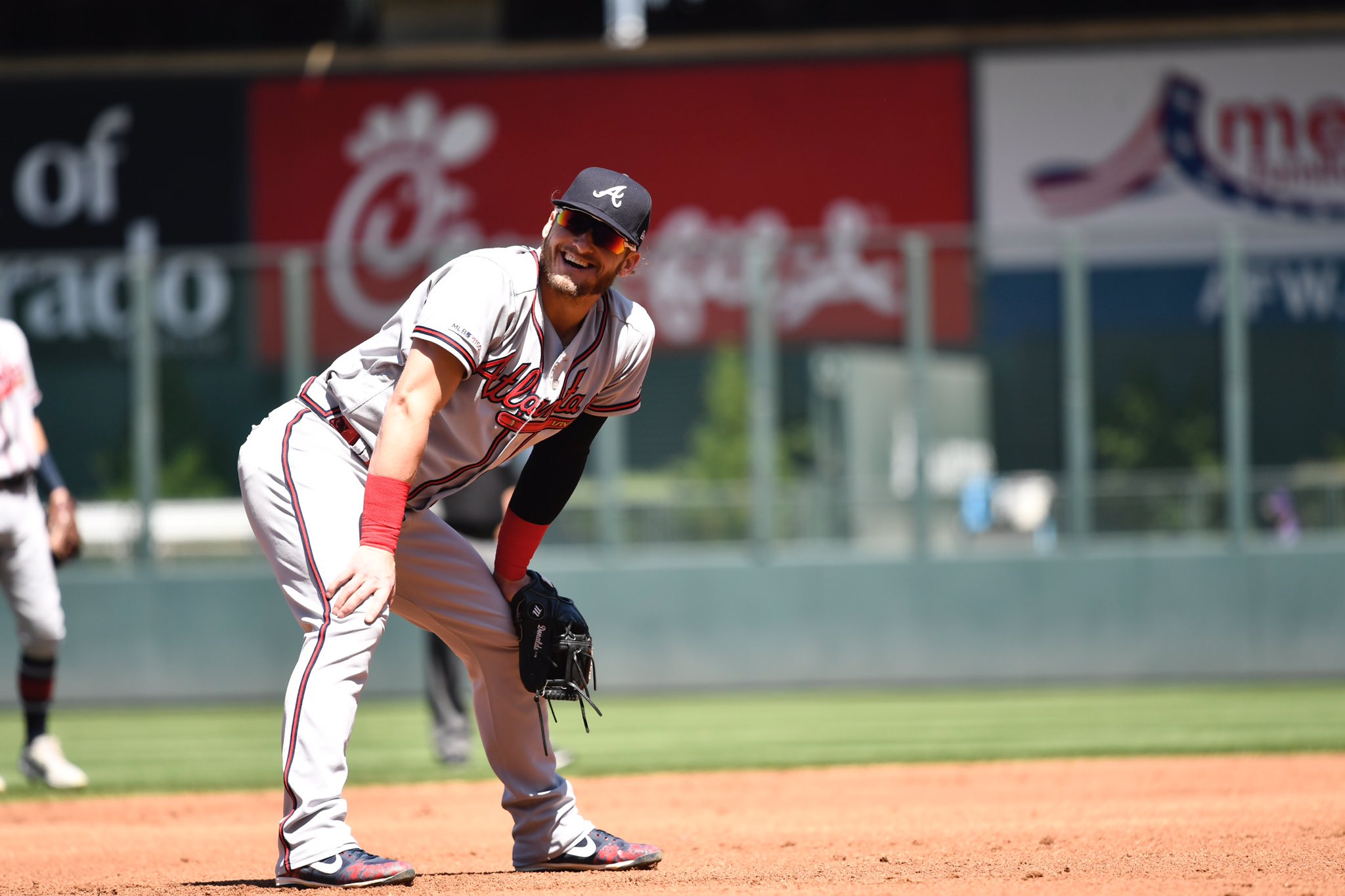 Braves at Rockies / Twitter