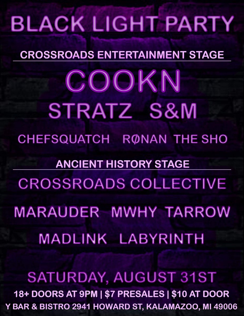 CooknOfficial's tweet photo. Headed back to the west side of the state for kzoo this Saturday 🤩 https://t.co/8xbMXSnjot