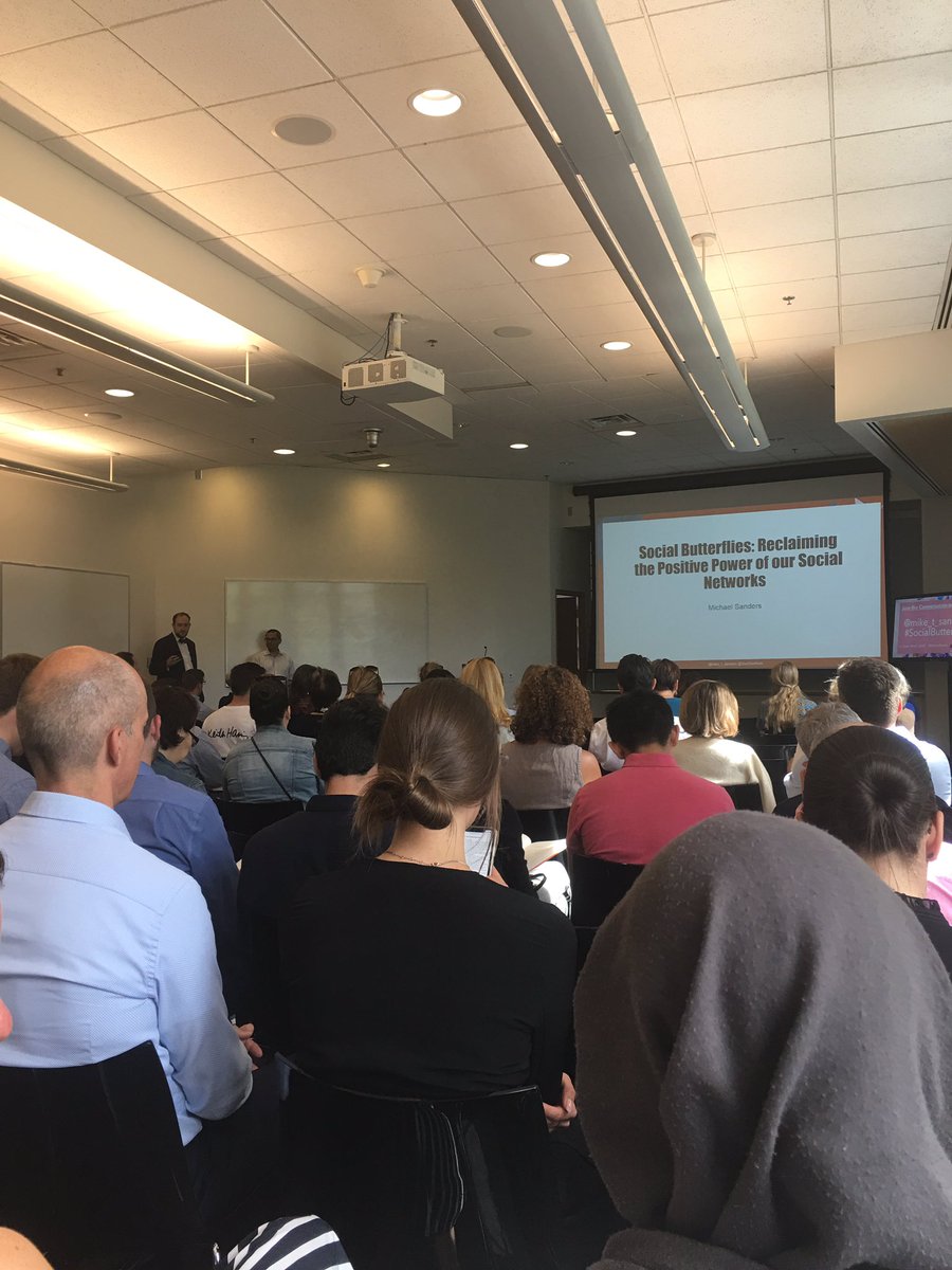 Full house at the @rotmanschool #SocialButterflies by @mike_t_sanders organized by @UofT_BEAR & @RotmanEvents