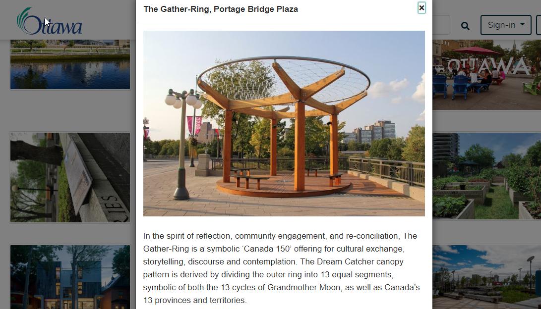 baezmanuel's tweet photo. It is an honour to be in the company of outstanding projects listed for the #Ottawa Urban Design Awards People’s Choice Award (PCA) category. https://t.co/Fa8iBsIgw2 #ottcity The Gather-Ring: https://t.co/DV4rGG6ZD3 https://t.co/Rzi3A65HQN