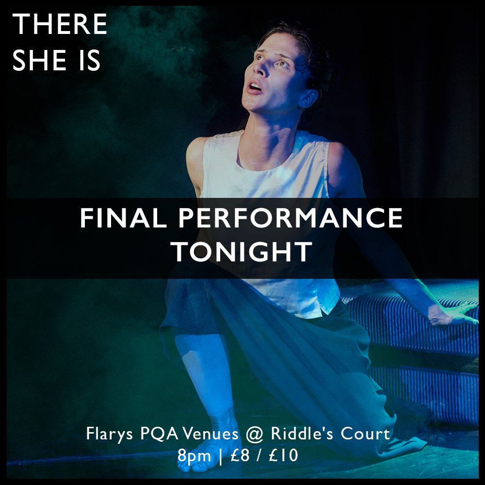 Tonight's the night! The final performance of There She Is at #EdFringe2019!

🎟 Tickets are available for £8/£10 at tickets.edfringe.com/whats-on/there…. See you there!

📸 <a href="/mralexbrenner/">Alex Brenner</a>