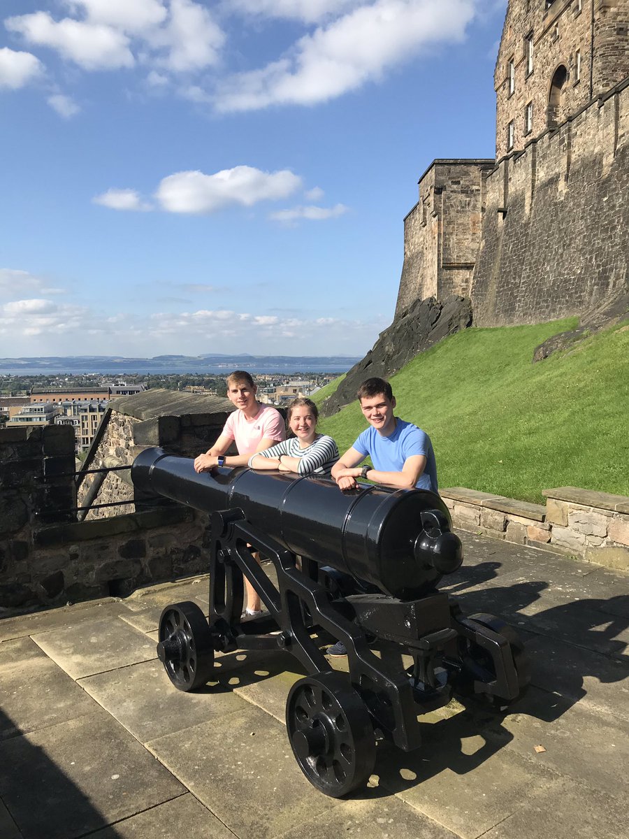 AlastairBruce_'s tweet photo. Just gave three #TeamGovernor Officer Cadets CallumMaryStewart tour of @edinburghcastle that few get to see, as thx for work, on loan from @GSUOTCOfficial #edinburghfestival #tattoo - they will return to @COGSUOTC with accolades from me & @StephenKnott_ #theatre & #anticipation https://t.co/ovBb11tIYW