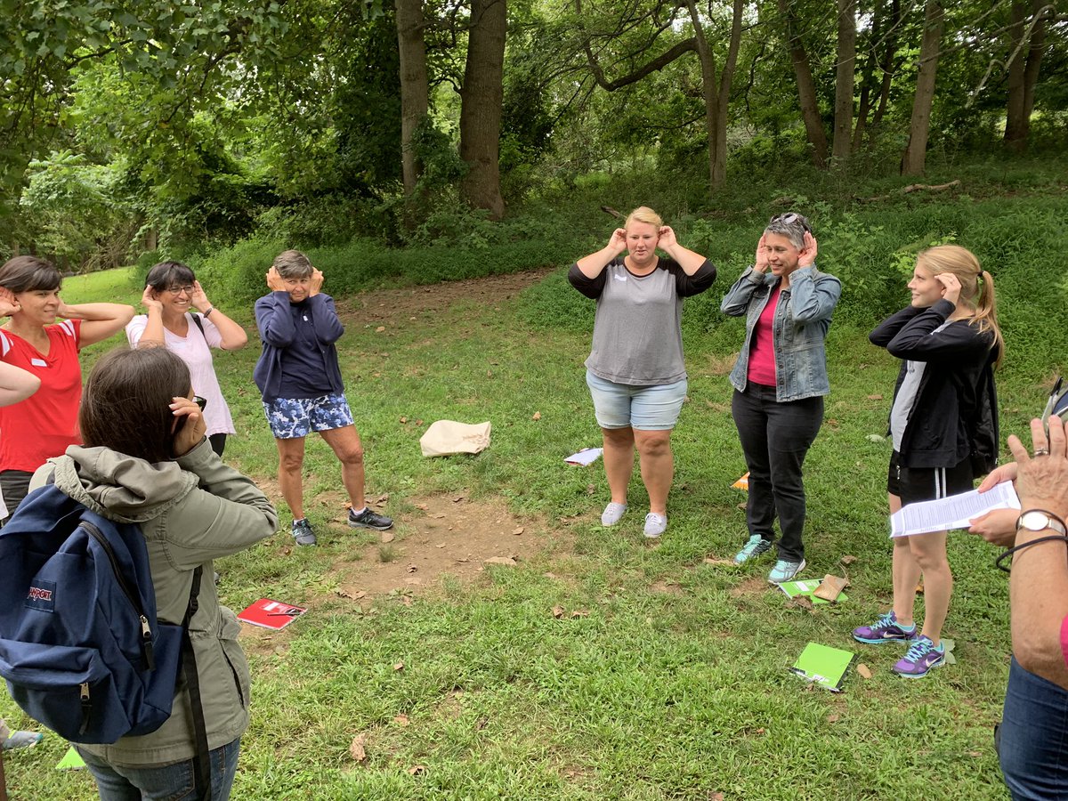 OPL_ekb's tweet photo. Up and running with our Nature Based STEM for ALL teachers from Valley Christian School today! @riverbendenviro @emccooldelong #stemforall #scienceinnature #noticeandwonder #sciencejournaling https://t.co/IKzMJyMdDF