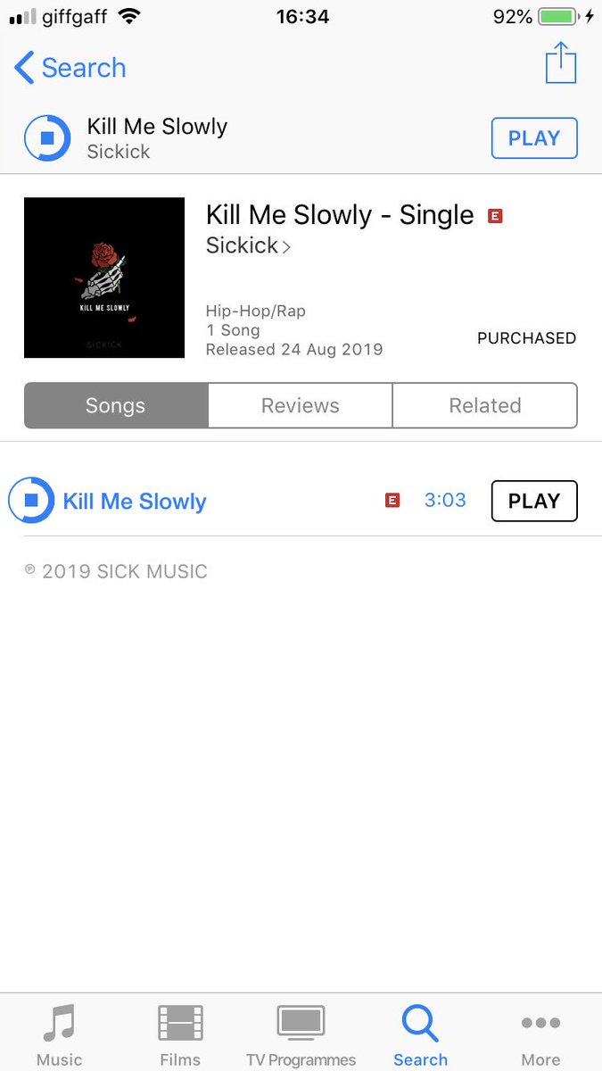 Dayle_Walker's tweet photo. Just purchased even more #SICKNESS from @SickickMusic #killMeSlowly pure 🔥🔥🔥🔥🔥🔥 #SPREADTHESICKNESS 😷😷😷😷😷😷😷😷😷😷😷😷😷 https://t.co/Tf1U7hlsxw