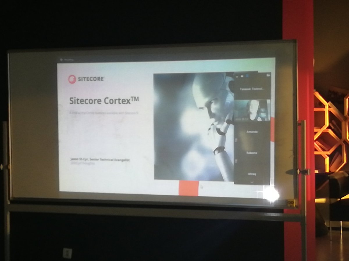 Next session about Sitecore Cortex.
By Jason.
<a href="/TanasukTech/">Tanasuk Technologies</a> #sugjo