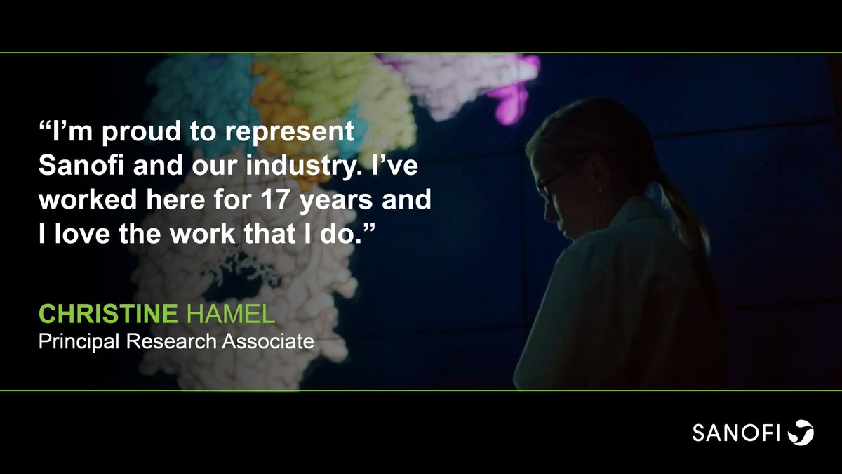 SanofiUS's tweet photo. Our researcher, Christine, had a starring role in #GoBoldly’s latest chapter—Breakthrough—which focuses on advances in scientific discovery. Click here to watch: https://t.co/7e2qYcawFf #ScienceIsOurPassion https://t.co/2V4BEhFCKs