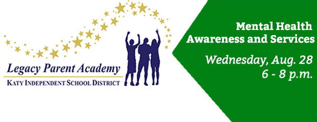 katyisd's tweet photo. This Wednesday is the first #LegacyParentAcademy of the year on #MentalHealthAwareness and #KatyISD #MentalHealthServices. No registration is required, but we hope to see you there! Click here for details: https://t.co/PjnQVY2WKq #RootedInExcellence https://t.co/VGtxnyxvrn