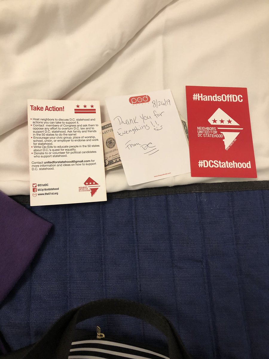NJDC07's tweet photo. Dropping off #DCStatehood knowledge in #NYC! We need you to tell your Senate and House members to cosponsor The Washington DC Admission Act (S.631;HR 51) Tell All! #HandsOffDC #ShowUpforDC @51stDC https://t.co/KLAbFwKeqc