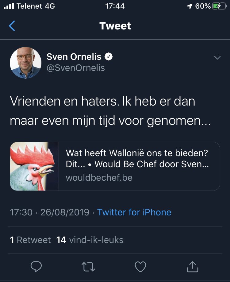 Bart_Vercaemer's tweet image. Indien hij vasthield aan
“Schoenmaker, blijf bij je leest"
Was dit stukje tekst
Niet nodig geweest.
#sven #wouldbe #wannabe #wallonie #wallons #wallonie #walen