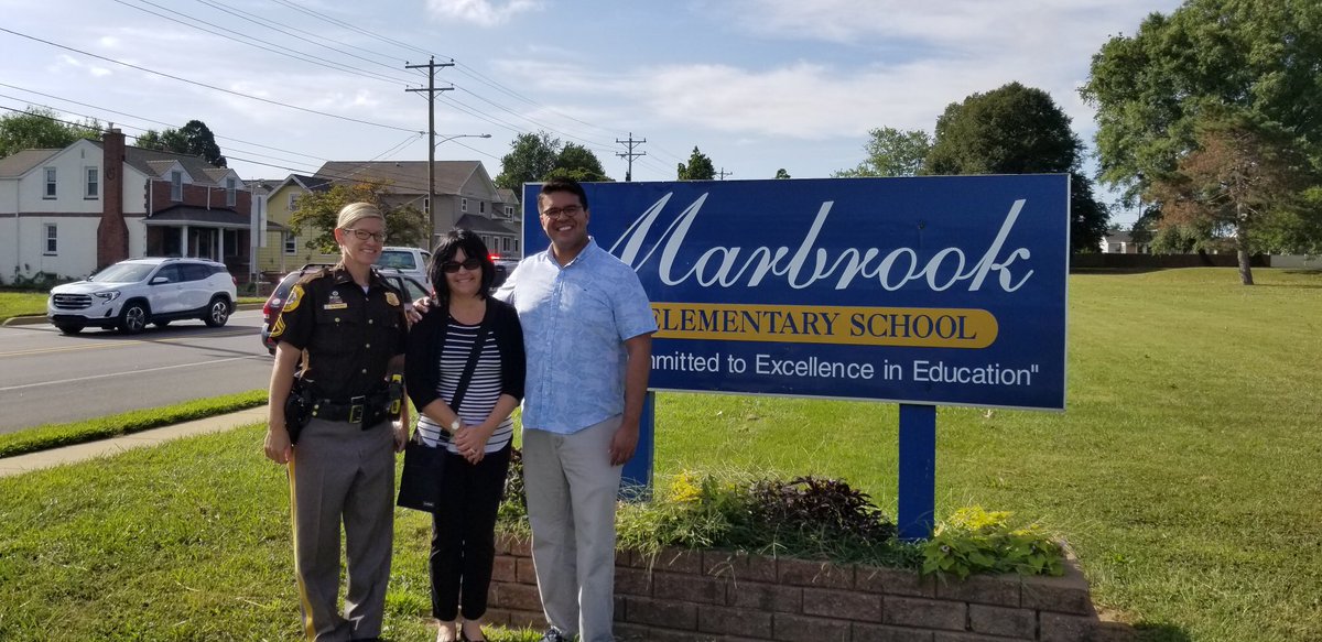 Thanks to Rep. Williams and Sen.  Delcollo for the new signage at Marbrook to keep our kids safe.