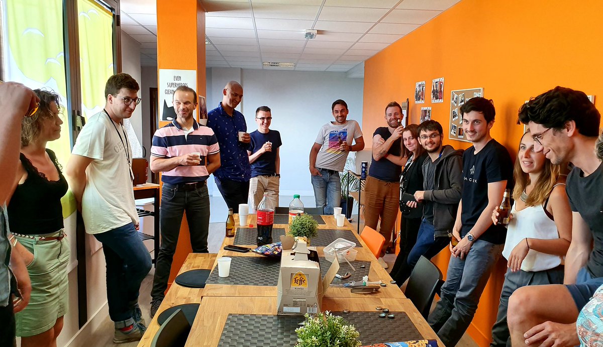 Welcome Samdoc ! 🍻
Pot d'accueil d'un nouveau #projet #innovant sur notre site de #Caen !
#startup #entrepreneuriat #santé