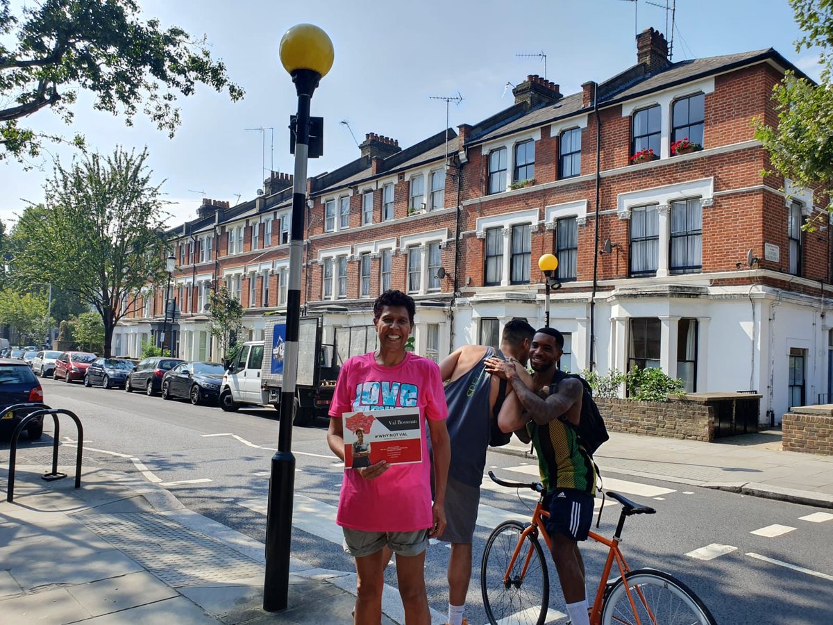 ValerieABossman's tweet photo. I want to say thank you to all the love and support to my #WhyNotVal campaign. I promise to be the voice of ordinary Londoners if I get selected. #NottingHillCarnival2019 #ForTheManyNotTheFew ❤️✊🏾 https://t.co/Z1N4eud03L