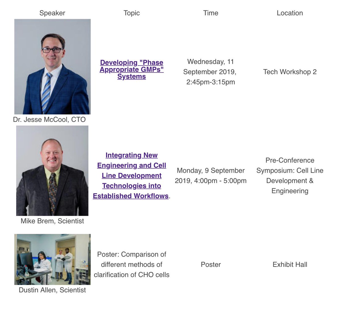 Have you registered for BioProcess International in Boston on September 10-12, 2019?
Schedule a Meeting with the link below and learn more about Cytovance® Biologics and our growing list of capabilities.

hubs.ly/H0krMgv0