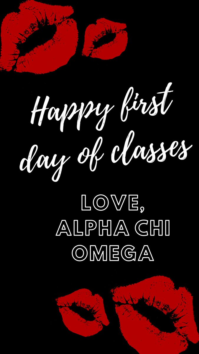ALPHA CHI OMEGA tweet media