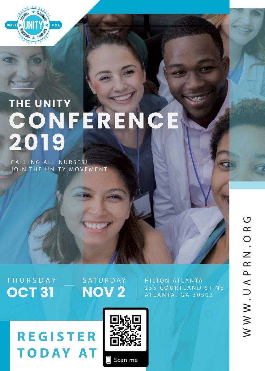 GeorgiaNurses's tweet image. Today is the LAT DAY of Early Bird Rates for the #UnityConference 2019! Register now at uaprn.org. 🤩🥳

#GeorgiaNurses #Nursing #Unity #Excellence #Leadership #Advocacy #Entrepreneurship @UAPRNGA