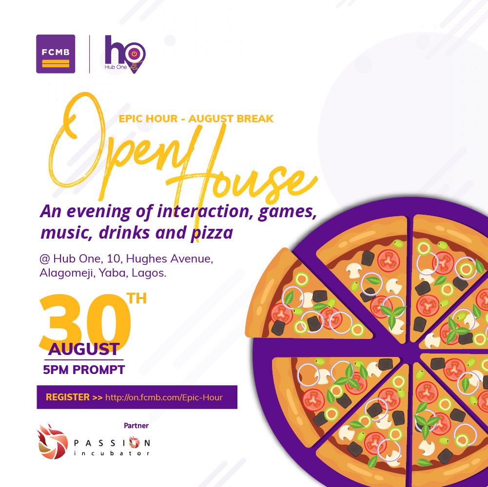 TheLeadspace's tweet photo. This Friday (August 30th), we're having an Open House at Hub One (Yaba). It's going to be an evening of networking, games, music, drinks and pizza π
Want to attend? Register now (seats are very limited) https://t.co/KRoWlxA7jd
.
.
#leadspacing #hubonewednesday #coworking https://t.co/FoTZHM8VI9