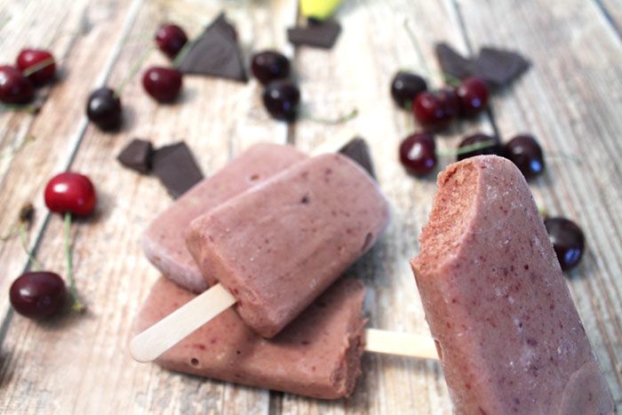 Who wouldn't love today! It's National Cherry Popsicle Day and these pops are healthy enough to have for breakfast! Or after a workout or just because. bit.ly/2JGlldn #popsicles #healthy #RecipeOfTheDay