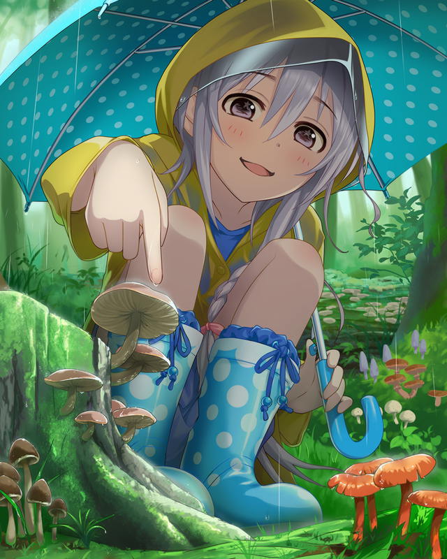 お米 求 ゲリラ豪雨でpの自宅に避難を余儀なくされた輝子が服が乾くまでpのブカブカワイシャツを着てソワソワしてたら出しっぱなしだったこちょこちょすけべブックを発見してしまい読んでるうちに感情移入しちゃって控えめなオオシロカラカサダケの先っぽが