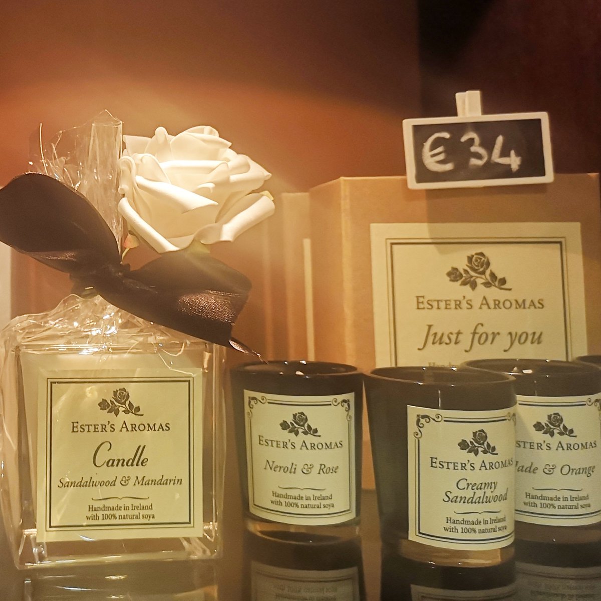 Beautiful <a href="/AromasEsters/">EstersAromas</a> candles available at The Spa at The Kingsley, unique well-being products made using only natural ingredients, with the added psychological effect of the essential oils and individually handmade by Ester in Cork.

☎️ 021 4800 570
📧 thespa@thekingsley.ie