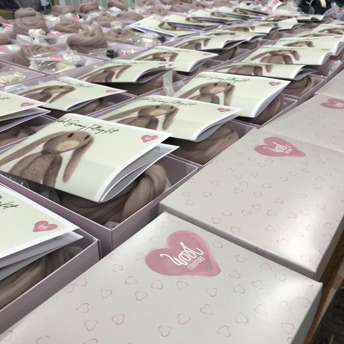 Team Wool Couture are enjoying a Bank Holiday break before we get back to packing up more brand new kits to launch in the next few weeks. Look how pretty they are though! loom.ly/-dcsKAg #new #wool #merino #felting #diykits #woolcouture