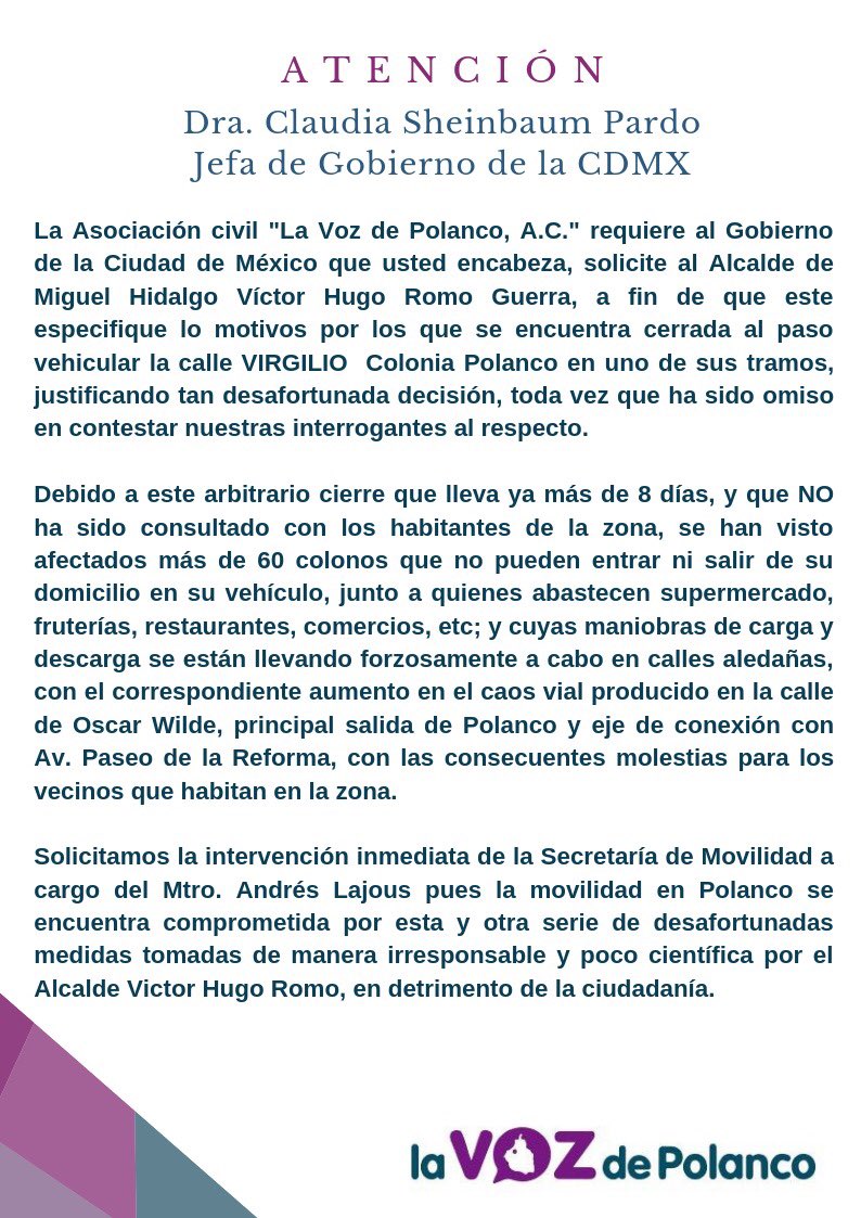 Voz de Polanco tweet media