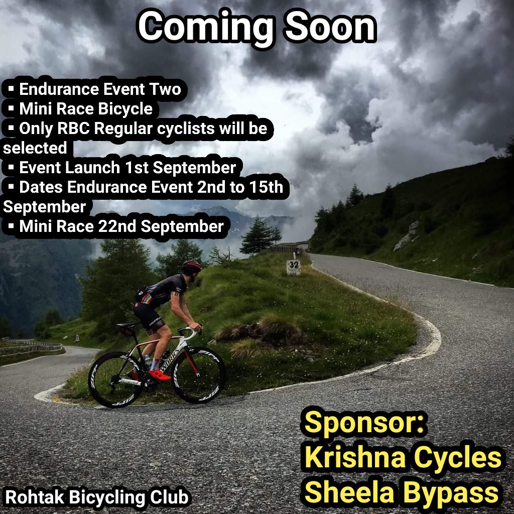 rtkcyclingclub's tweet photo. #Winners never Stop!!
#enduranceEvent #bicycle #clubRace #internal #clubevent #regularCyclists #krishnaCycles #rohtakbicyclingclub https://t.co/vvzj8BVjlf
