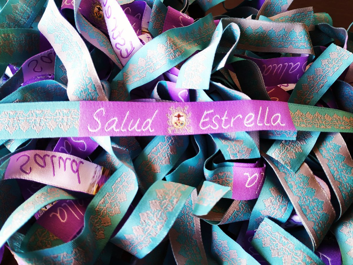 PULSERAS SALUD Y ESTRELLA

Ya están las nuevas pulseras de nuestra Hermandad con un diseño totalmente nuevo.
Bordadas en tela y cortadas con láser a precio de 1€

#YOSOYDESALUDYESTRELLA