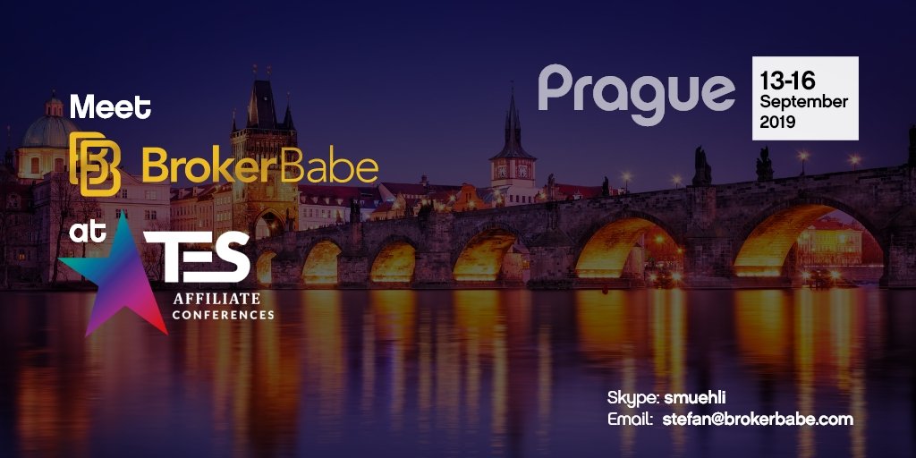 brokerbabe's tweet photo. @TheEuroSummit is not far now! Head to the Blog and check out the #BrokerBabe offering in Prague this year. Contact Stefan if you want to discuss adult traffic monetization! https://t.co/z3c1pXyqoK #TES19 #adulttraffic #affiliatenetwork #adultoffers https://t.co/xvBBp00znI