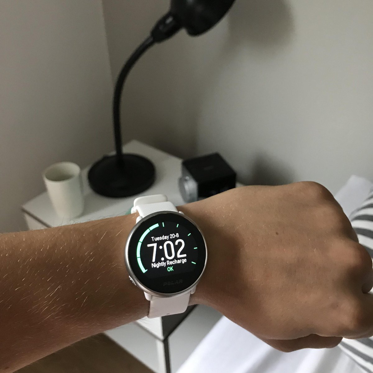 Nightly Recharge ™ ist eine Erholungsmessung über Nacht, die euch zeigt, wie gut ihr euch von den Belastungen eures Tages erholt. Es hilft euch, im Alltag optimale Entscheidungen zu treffen, um das Wohlbefinden zu erhalten und Trainingsziele zu erreichen. 💪

⌚ #PolarIgnite