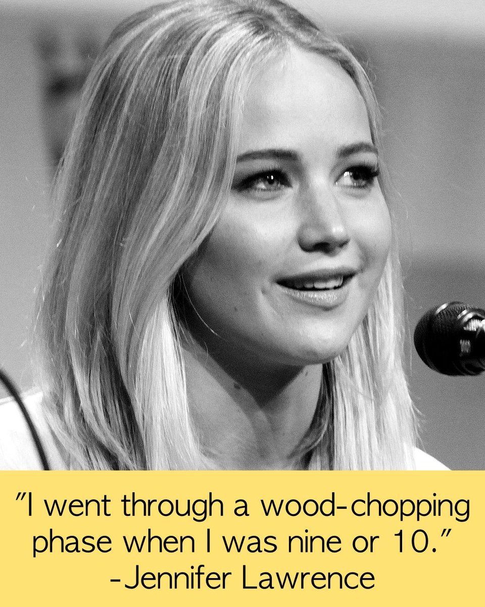 Jennifer Lawrence had a wood-chopping phase. You can have your dying-of-laughter-watching-comedy-specials phase. #FindYourTaste https://t.co/YFVeIxztS4