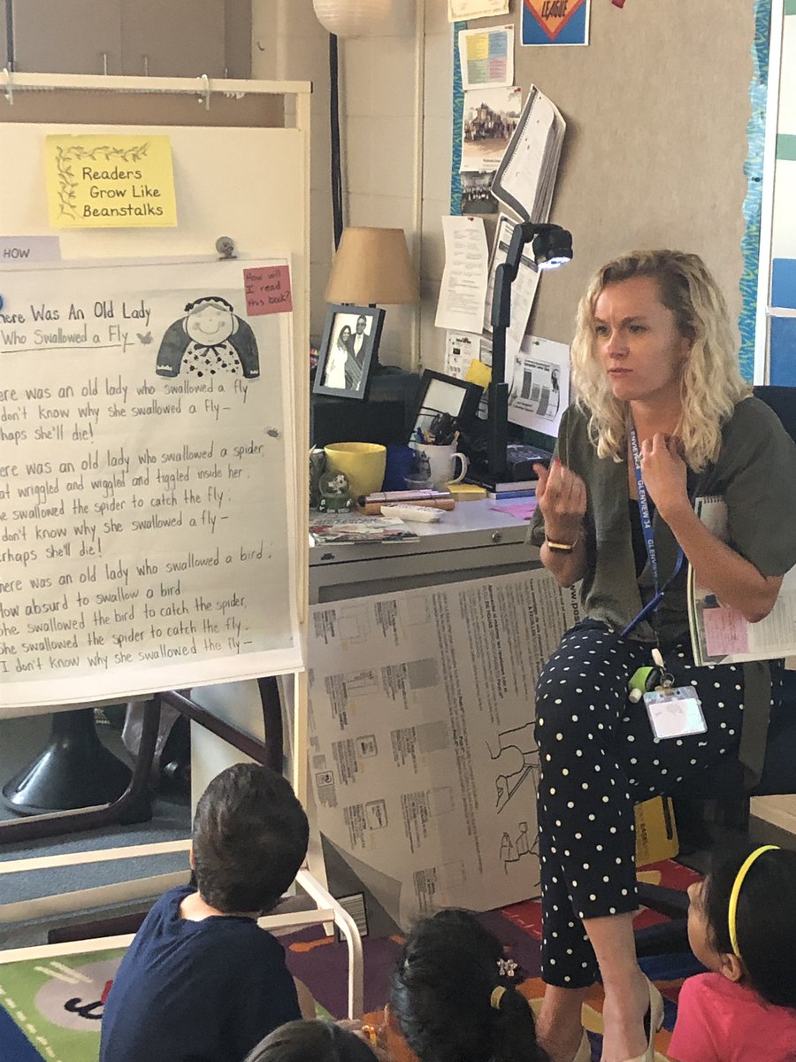 Mrs.  Pokora, our literacy coach, helps us launch Reading Workshop where students focus on deciding how to read a book!