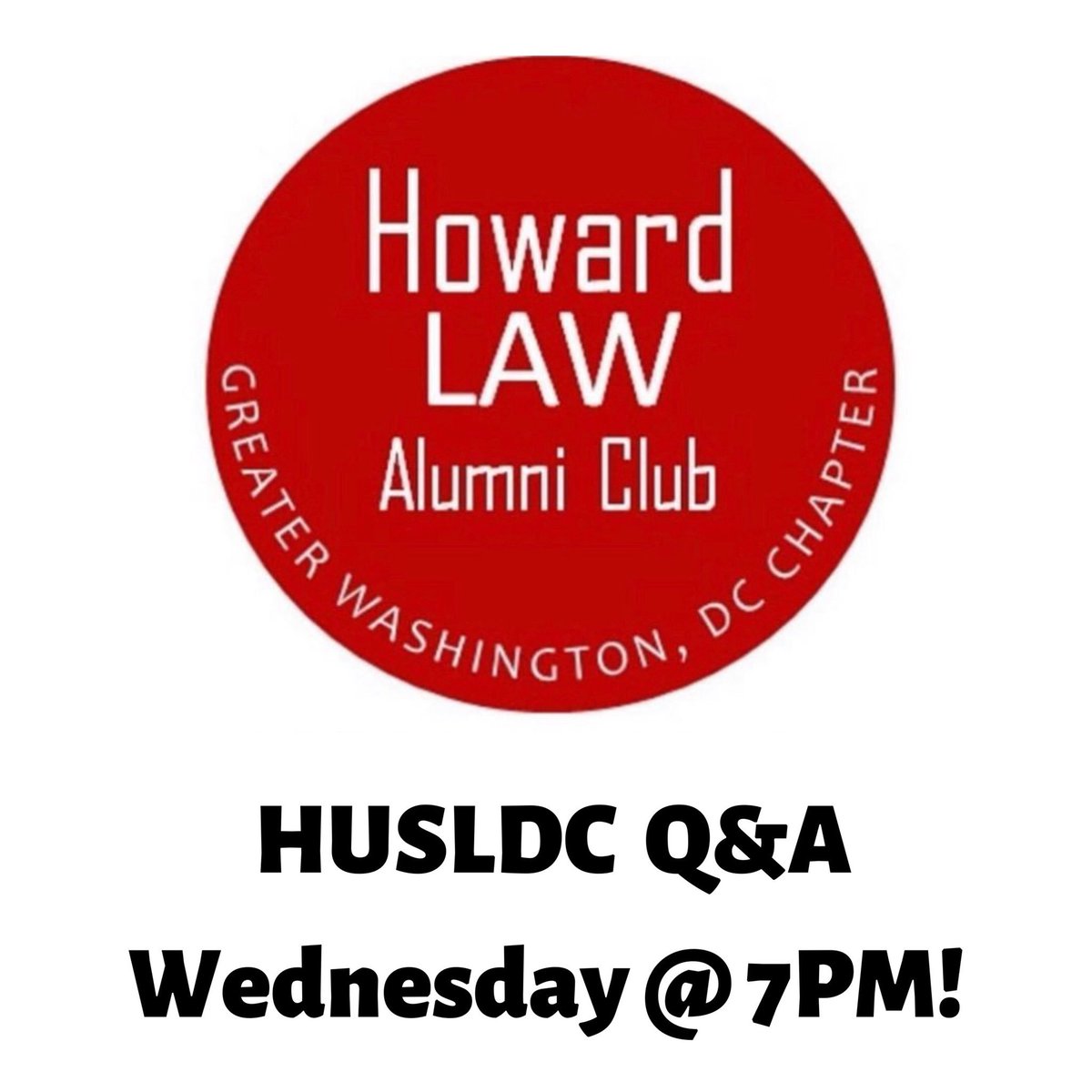 Interested in being a part of the continued legacy of Howard Law by participating in HUSLDC? Please join us this Wednesday at 7PM for an informal Q&amp;A session conference call. For more information, click the link in our Bio!