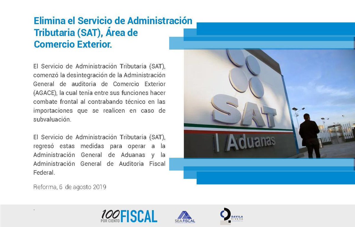 DvilaRivera's tweet photo. Adiós al área de comercio exterior. 

#100Fiscal #ComercioExterior #CDMX https://t.co/EfwyEYyktN