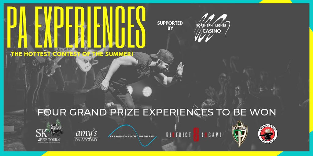 PAtourism's tweet photo. ENTER NOW! The PA Experiences contest, supported by @NLCSIGA closes this Friday. Four amazing grand prizes to be won from @PARaidersHockey @SKJeepTours1 @RawlinsonCentre and @District8Escape  

ENTER HERE >>>> https://t.co/7GkJvlyjDR https://t.co/IvKYy6kpSg