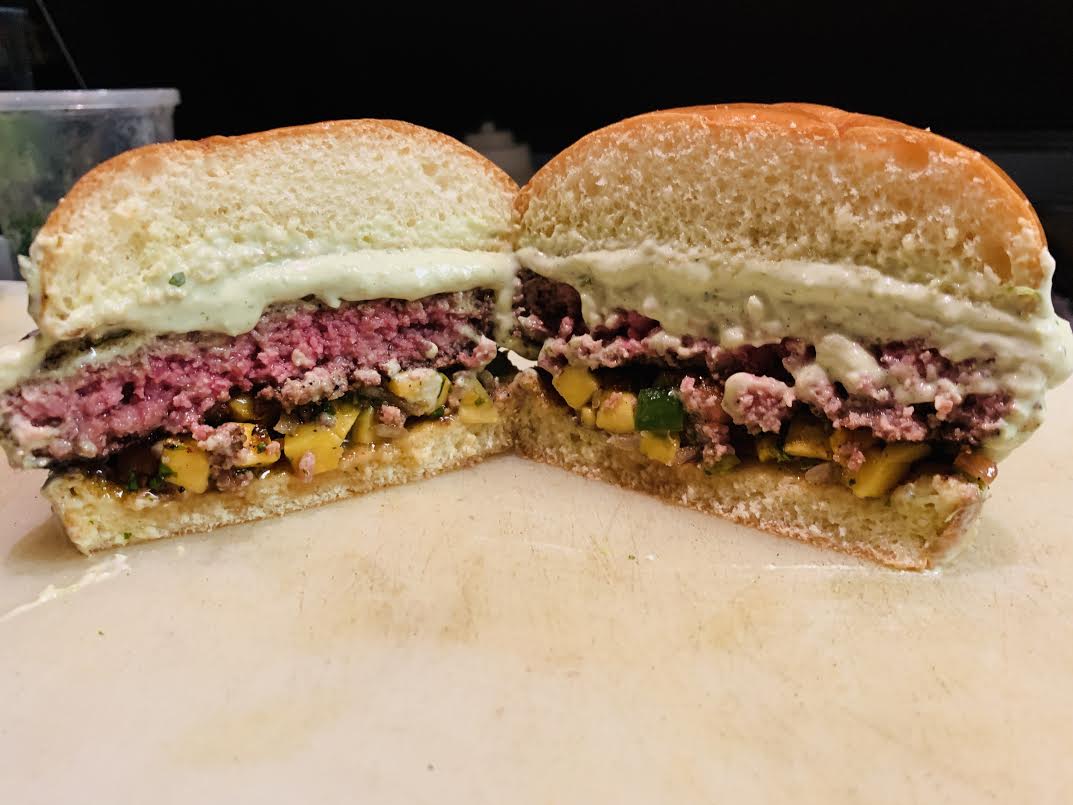 Come on in and try our new burger of the month, The Calypso, house patty, jerk seasoning paste, mango salsa &amp; avocado cream. Simple yet flavorful. Created by one of our newest cooks, Diana. Enjoy!