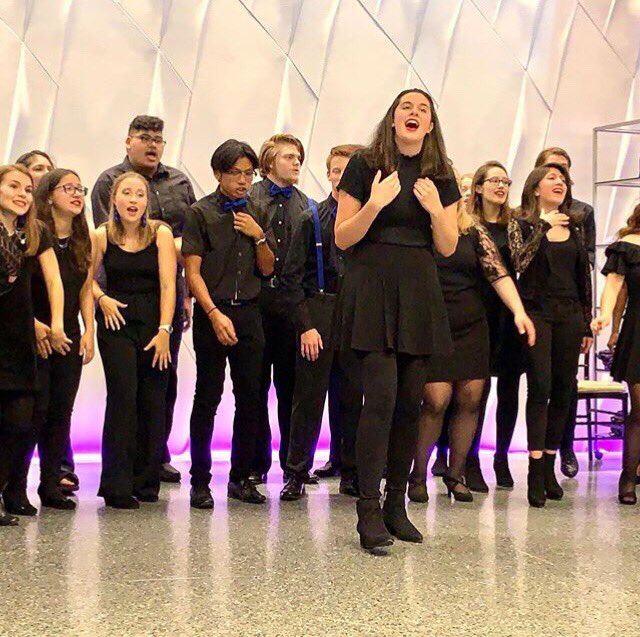 MacArthurChoir's tweet photo. Pfc had the honor of performing at the Tobin Center last night! Thank you for representing MacArthur so well!! #1gr8thngneisd #tmea100 #itstartswithmusic @neisdfinearts #discovernortheast https://t.co/ItRHCjOshJ