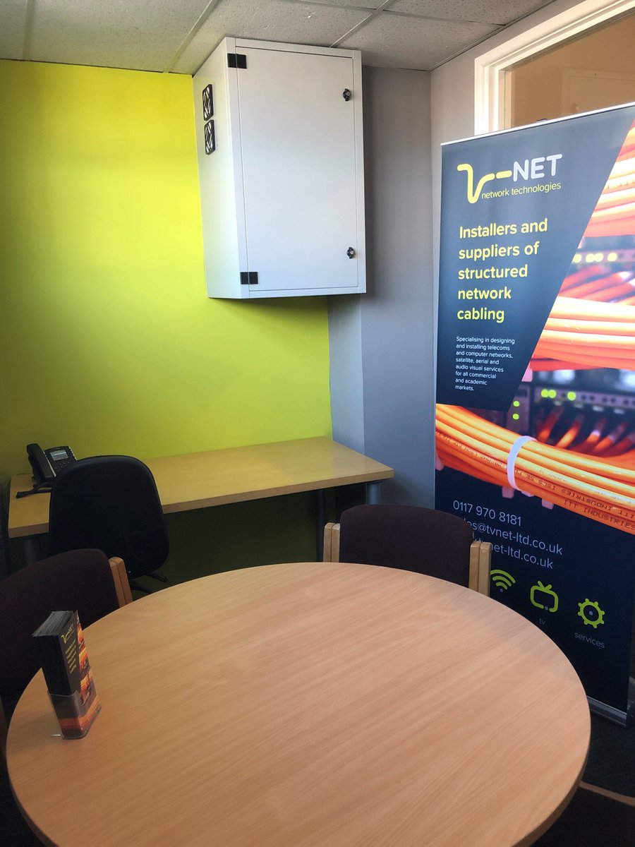 TVNET_ltd's tweet photo. Really happy with how our meeting room is looking. Our employees can use this space when they have meetings or need to work in a quite environment away from our open plan office. Great banner designed @flintbranding and printed by @Studio2Gary 

#TVNet #Datacabling https://t.co/hNJL2FQvNP